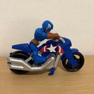 Playskool Heroes Marvel Captain America Victory Racer Motorcycle Toy